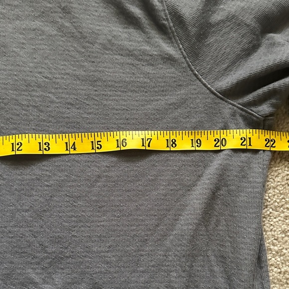 Nordstrom’s 1901 Men's Gray Long Sleeve Striped Henley NWT Large Casual - Picture 6 of 10